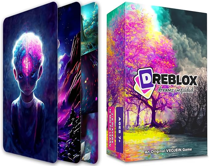 Storytelling Card Game for Family | Educational, Creative, Imaginative, Fun for Kids and Adults | DREBLOX Card Game | Quality Time | Ages 7 and Up