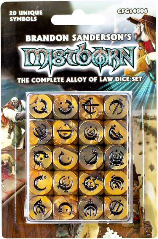 Crafty Games Mistborn Feruchemy Dice Set RPG Dice Set - Ages 13+
