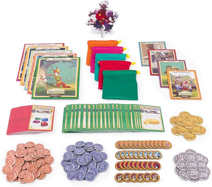 Disney Robin Hood Sheriff of Nottingham Game, Family Board Games, Disney Gifts, Board Games for Family Night, for Adults & Kids Ages 10 and up