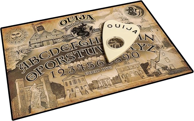 Ouija Salem Edition by Winning Moves Games USA, Spooky and Dark Special City Edition Ouija Board, for 2+ Players Age 8+