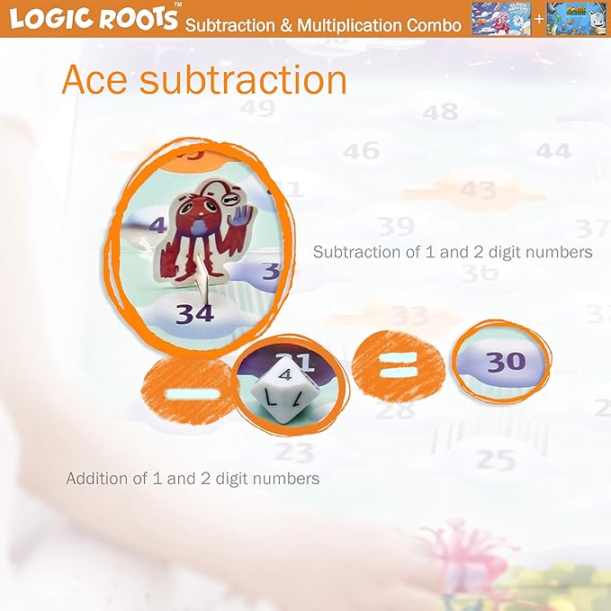 Two Math Games - Learn Addition, Subtraction, and Multiplication Table | Educational Games for Kids 5 and Up