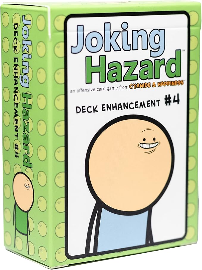 Joking Hazard Deck Enhancement #4 - Expansion Pack for Fun Party Games by Cyanide & Happiness, 100 New Hilarious Comic Cards | Perfect for Game Night