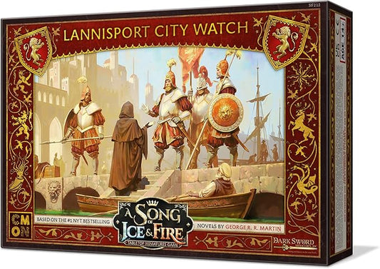 CMON A Song of Ice and Fire Tabletop Miniatures Game Lannisport Enforcers Unit Box | Strategy Game for Teens and Adults | Ages 14+ | 2+ Players | Avg. Playtime 45-60 Minutes | Made by CMON