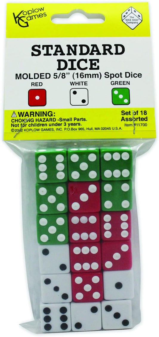 Koplow Games Dot Dice Set Classroom Accessories