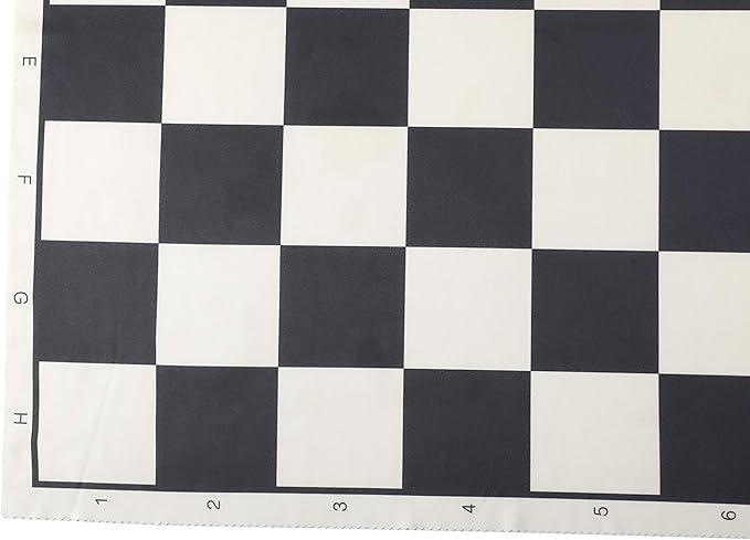 HOLYKING 19" Tournament Cloth Chess Board Set - Portable Travel Pocket Chess Game Set Roll Up Combination- Beginner Chess Set for Kids and Adults