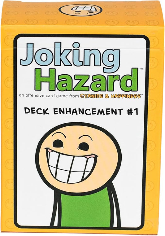 Deck Enhancement #1 - The first expansion of Joking Hazard Comic Building Card - Party Game by Cyanide and Happiness for 3-10 players , Orange, Medium