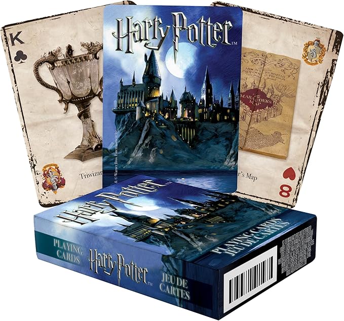 AQUARIUS Harry Potter Playing Cards - HP Themed Deck of Cards for Your Favorite Card Games - Officially Licensed Harry Potter Merchandise & Collectibles