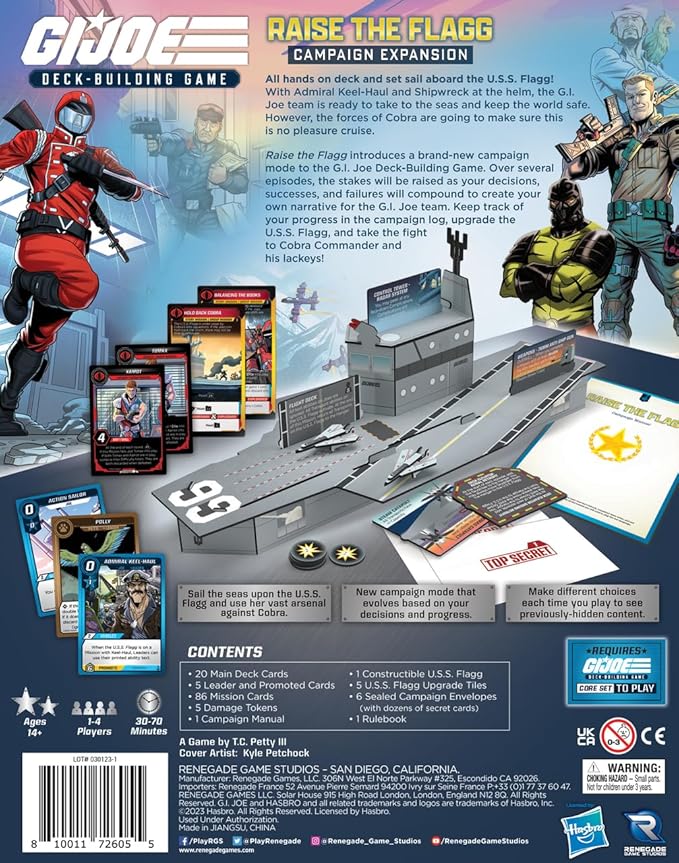 Renegade Game Studios G.I. Joe Deck-Building Game - Raise The Flagg