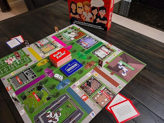 Really Karen? Board Game - Become a Karen as You Argue Your Way Around Town in This Hilarious Party Game. Ages 14 and up.