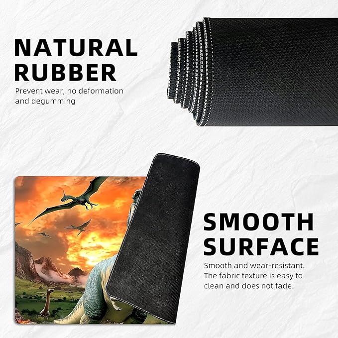 for MTG Playmat with Storage Bags, Card Playmat for TCG Card Playing Game,Rollable & Foldable for PTCG and Board Game Mat for Cards,Non-Slip Dinosaur Desk Mat for Home Office