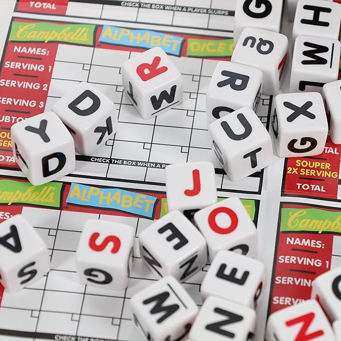 Campbell's Alphabet Dice Game