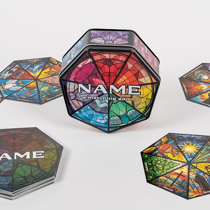 Name: an Easy to Learn Stained Glass Themed Matching Game with Cards as Beautiful and Unique as The Names of God