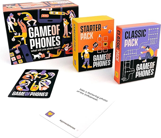SolidRoots Game of Phones - What Will You Share Next? Card Game