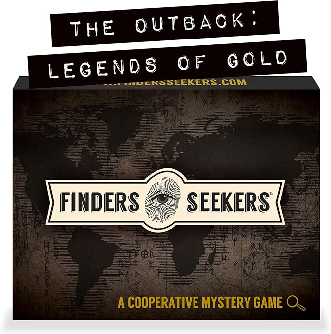 Mystery Game | The Outback: Legends of Gold – Be a Detective and Investigate an Unsolved Case, Escape Room Style Puzzles, for Date Night, Game Night or Solo