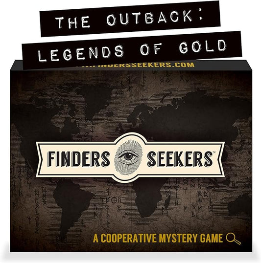 Mystery Game | The Outback: Legends of Gold – Be a Detective and Investigate an Unsolved Case, Escape Room Style Puzzles, for Date Night, Game Night or Solo