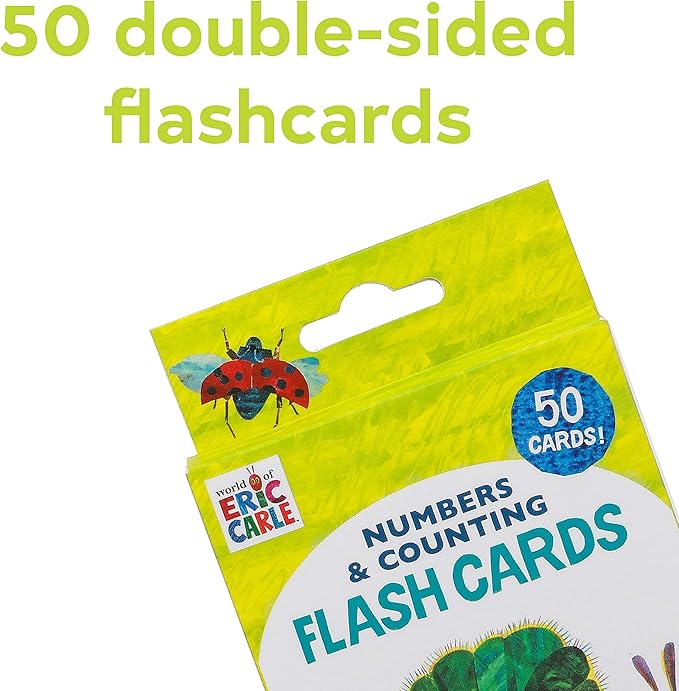 World of Eric Carle (TM) Numbers & Counting Flash Cards: (Learning To Count Cards, Math Flash Cards for Kids, Eric Carle Flash Cards)