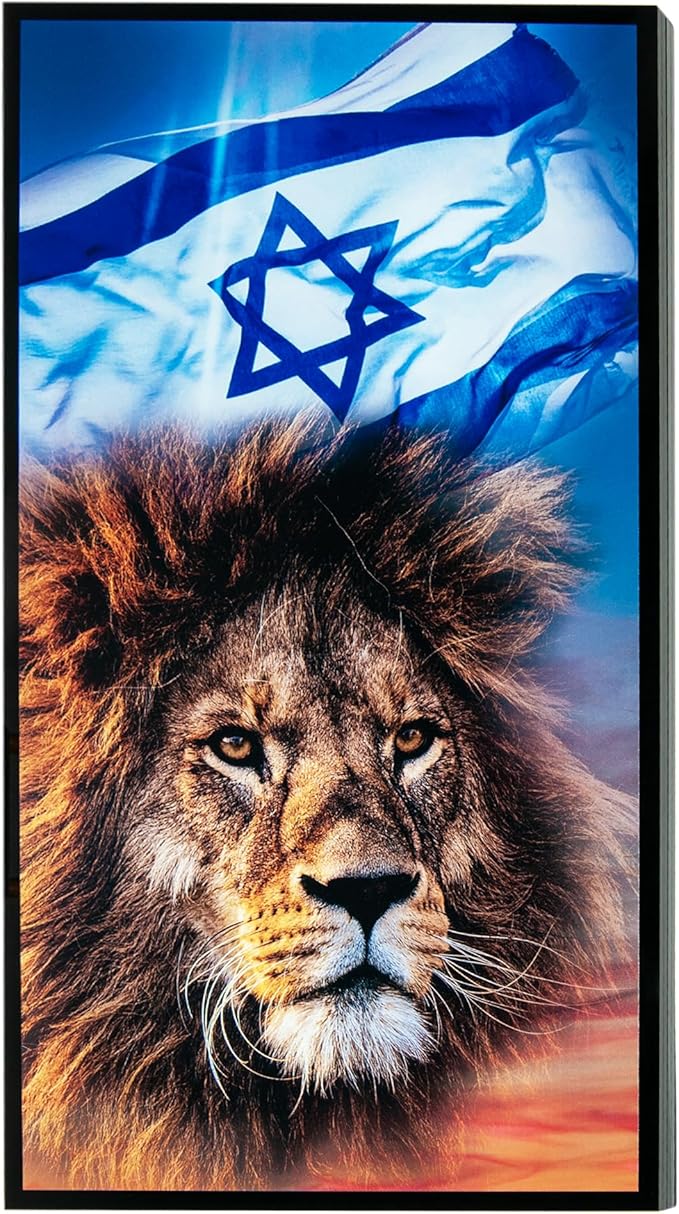 Backgammon Set (Lion and Israeli Flag)