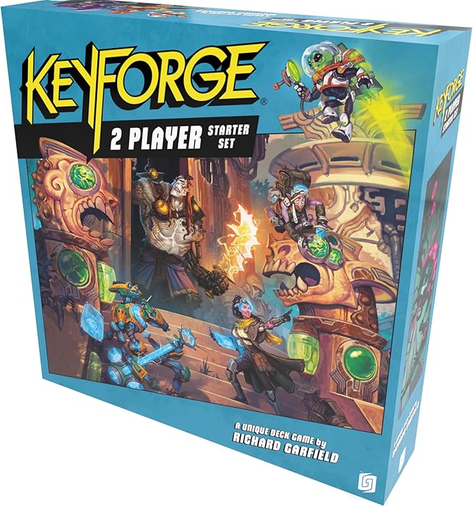 KeyForge 2 Player Starter Set - Learn, Battle and Master The Crucible! Strategy Card Game for Kids and Adults, Ages 14+, 2 Players, 30-45 Minute Playtime, Made by Ghost Galaxy
