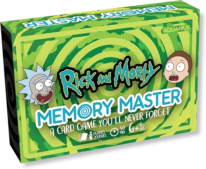AQUARIUS - Rick and Morty Memory Master Card Game