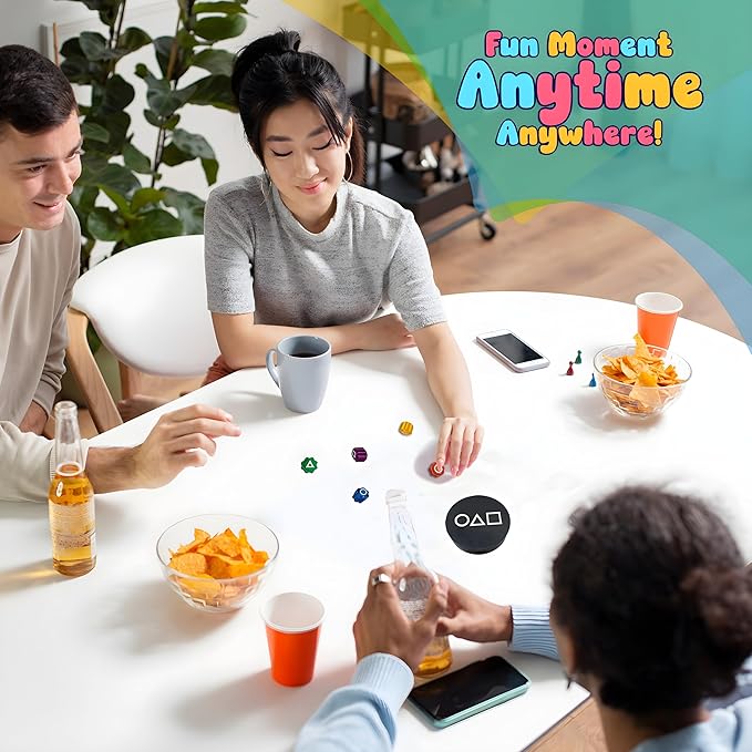 2025 New Gonggi Korean Game Set — Traditional Toss & Catch Jackstones, Classic Korean Party Game, Compatible with Squid Game, Fun Reflex & Hand-Eye Coordination Toy, Great Gift for Kids & Adults.
