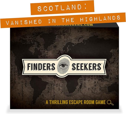Mystery Game | Scotland: Vanished in The Highlands – Be a Detective and Investigate an Unsolved case, Escape Room Puzzle Game, for Date Night, Family Night or Solo
