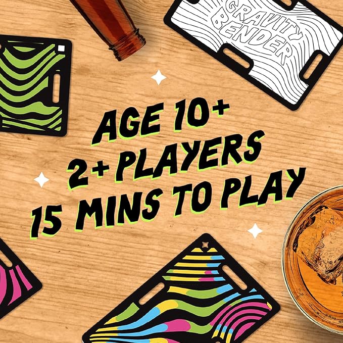 Big Potato Cards vs Gravity: The Gravity-Defying Card Game | Hilarious Balancing Challenge for 2-4 Players. Perfect for Bars, Parties and Family Gatherings