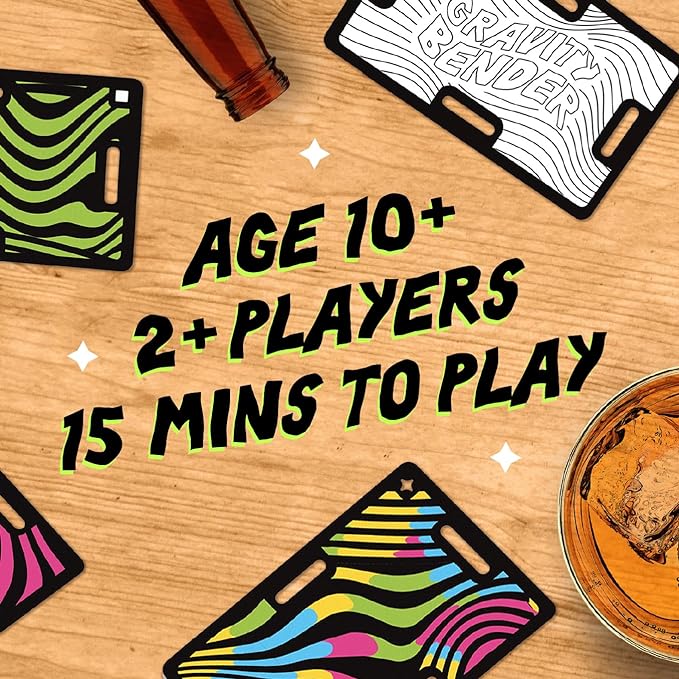 Big Potato Cards vs Gravity: The Gravity-Defying Card Game | Hilarious Balancing Challenge for 2-4 Players. Perfect for Bars, Parties and Family Gatherings