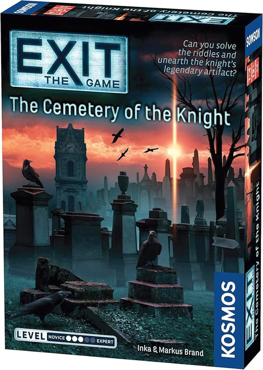 Thames & Kosmos EXIT: The Cemetery of The Knight| Escape Room Game in a Box| EXIT: The Game – A Kosmos Game | Family – Friendly, Card-Based at-Home Escape Room Experience for 1 to 4 Players, Ages 12+