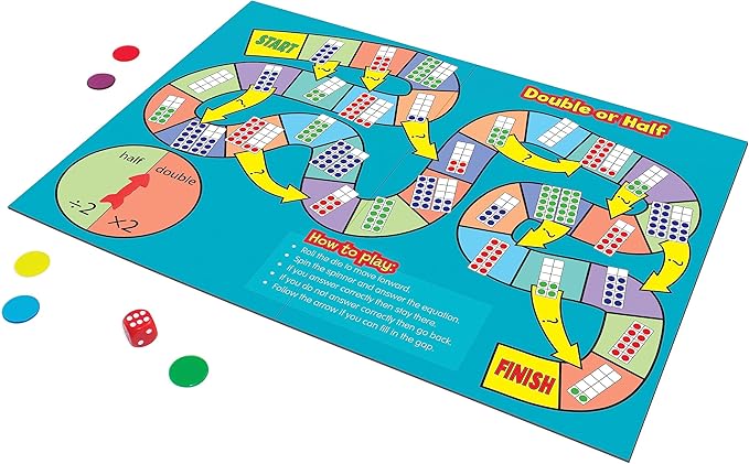 Junior Learning JL425 Math Board Games, Multi