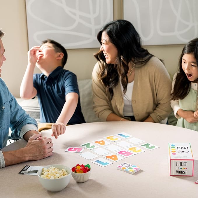 Party Game - The Card Game About How Your Friends and Family Rank Things - for Kids, Tweens, Teens, College Students, Adults, Families, Groups and Fun Parties with Polarizing Priorities