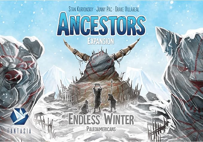 Endless Winter Paleoamericans Ancestors Board Game Expansion | Prehistoric Strategy Game for Adults and Kids | Ages 12+ | 1-4 Players | Average Playtime 60-90 Minutes | Made by Fantasia Games