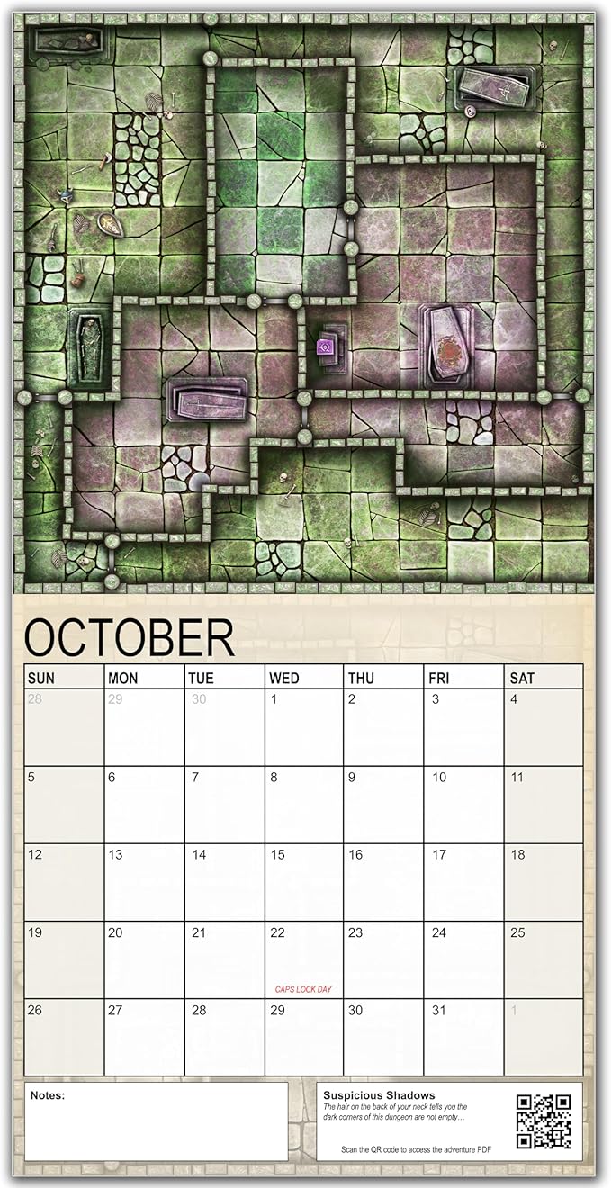 Calendar of Many Adventures 2025, Strategy Board Game, for 2 to 10 Players and Ages 14+, Loke