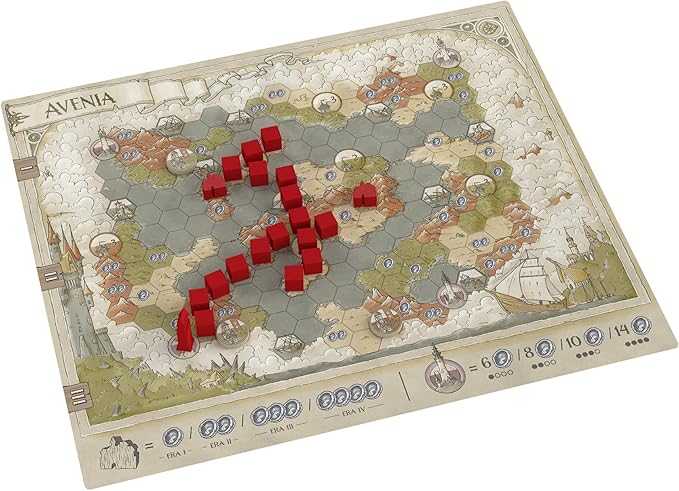 AEG The Guild of Merchant Explorers | Explore The World, Establish New Settlements | Nautical Voyage Adventure Board Game | 1-4 Players | Ages 10+