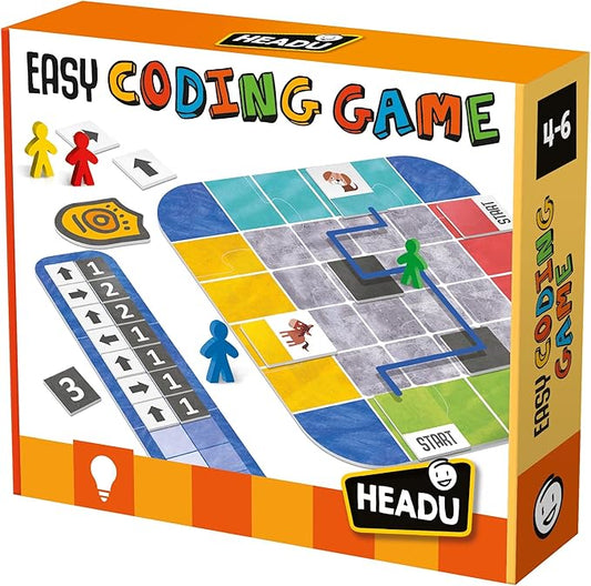 Easy Coding Game for Ages 4-7 - STEM Coding Games, Kit for Kids Activities, Learning Programming Kit Toys, Board Game Gift for Kids, Preschool Learning Toys, Teacher Homeschool Supplies