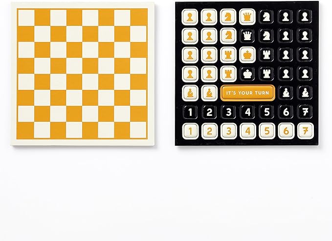 Brass Monkey Pawn Shop – Casual Chess Magnetic Fridge Game with Instruction Book