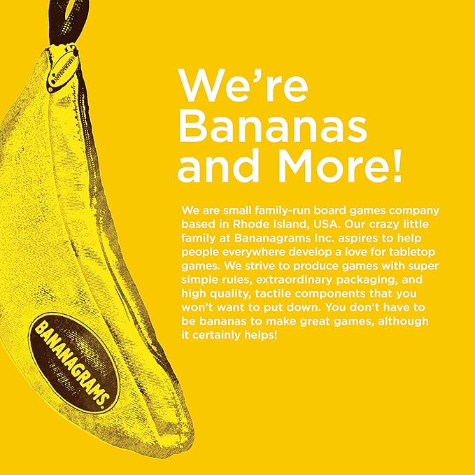 Bananagrams Classic & Cobra Paw Bundle. Fast-Paced Word Game & Tile-Snatching Fun for Kids & Families. Educational, Competitive, and Perfect for Game Nights, Parties, or On-The-Go Play.