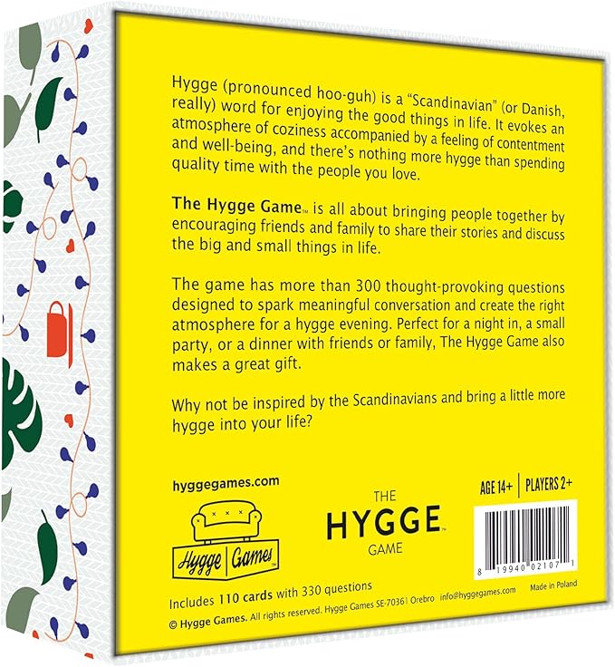 The Hygge Game - Cozy Conversation In Pleasant Company Multicolored, White,14 years