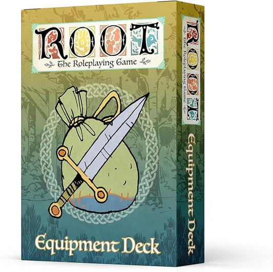 Magpie Games Root: The Roleplaying Game Equipment Deck Expansion, 55 Cards, Weapons, Equipment with Stats, Traits, Fantasy Adventure RPG Game, Adults, Teens Ages 14+, Original Art by Kyle Ferrin