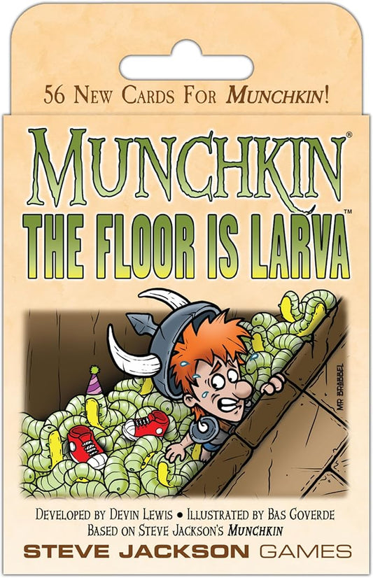 Steve Jackson Games Munchkin: The Floor is Larva, Strategy Card Game, for 3 to 6 Players and Ages 10+