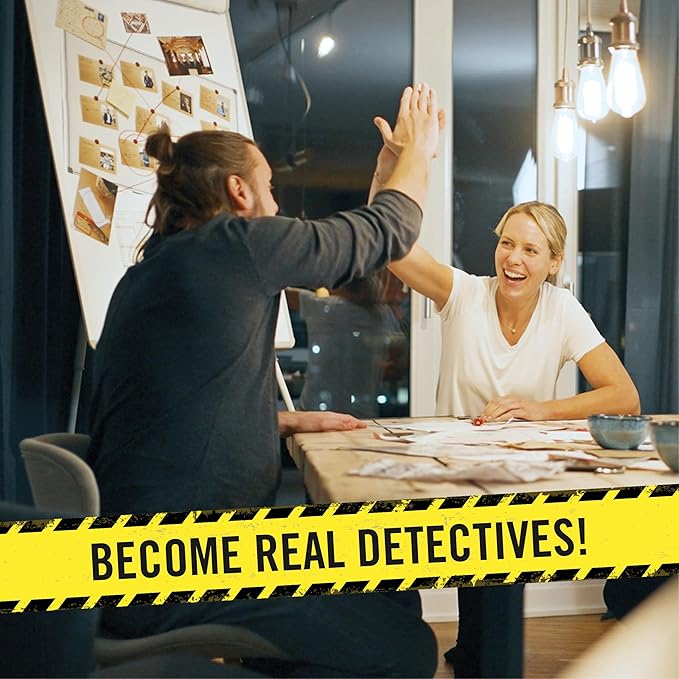 Hidden Games Crime Scene – The New Haven Case – Realistic Crime Scene Game – Murder Mystery and Detective Experience – USA Version