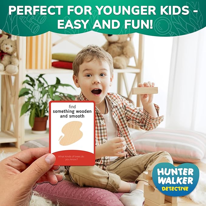 QUOKKA Scavenger Hunt Cards for Kids Ages 4-8 - Indoor Search and Find Activities for Kids Ages 6-8 - Educational Party Games for 6-8 Year Olds