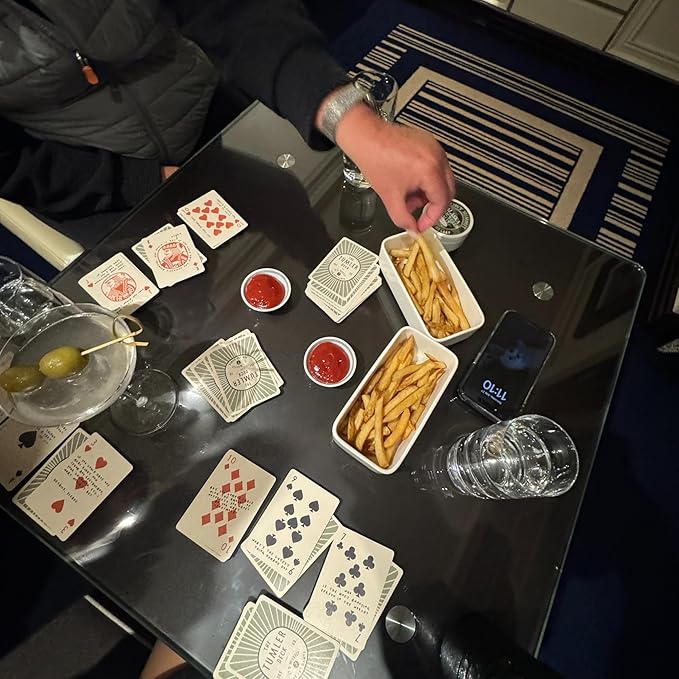 Conversation & Playing Cards – Multi-Purpose Deck with Vintage Design, Thought-Provoking Questions & Conversation Starters for Date Nights, Family Time, Travel, and Game Nights – The Tumler Deck