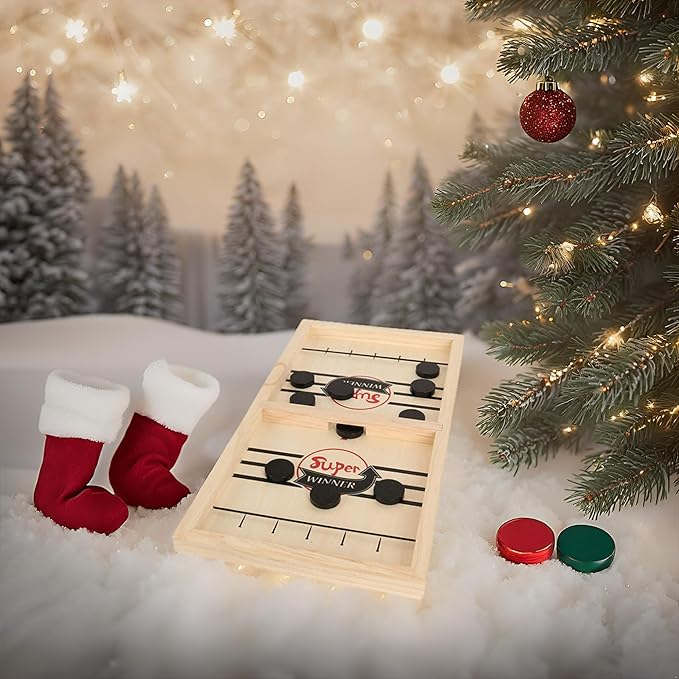 Fast Sling Puck Game,Sling Puck Game, Sling Board Games Toy,Paced Winner Board Games Toys for Kids & Adults