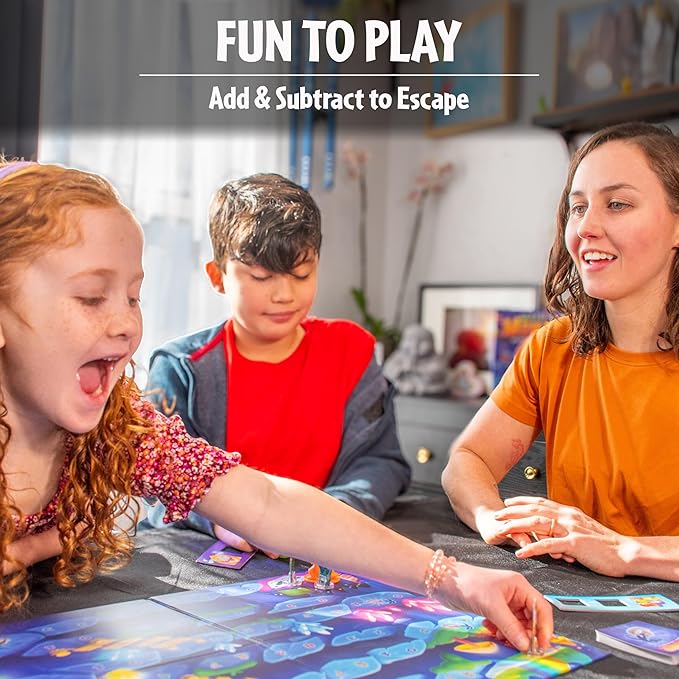 ThinkFun Math Path Monster - Engaging Cooperative Board Game | Enhances Math Skills | Fosters Teamwork | Exciting Math Adventure for Kids and Adults