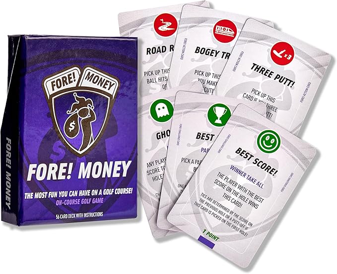3 Game Bundle – Fun and Strategic On-Course Golf Games for Groups – Games for Every Type of Golfer – Gift for Men and Women – Interactive On-Course Golf Card Games