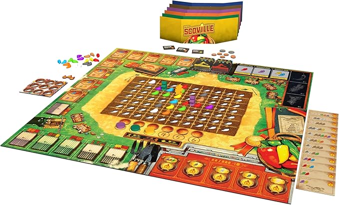 Trick Or Treat Studios, Scoville 2E - Revitalized Hot & Spicy Strategy Farming Board Game - for 1 to 6 Players Ages 14+