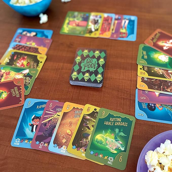 Paper House: Go Poo! The Game - Laugh Out Loud Funny Card Collection Game, Family Game Night, Hilarious Toilet Humor, Adults Kids Age 6+, 2-6 Players