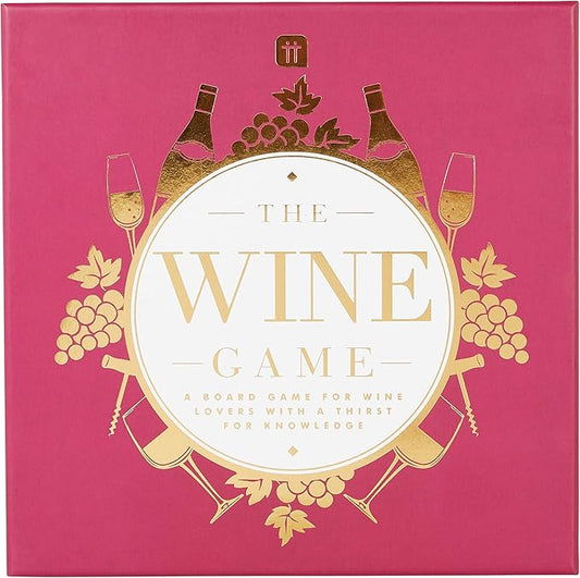 Talking Tables Wine Themed Trivia Board Game | Games Night | Adults, After Dinner Party, Table Game, General Knowledge, Wines Lover, Alcohol, Bottle, Drinking, Christmas, Birthday, Present (WINE-GAME)