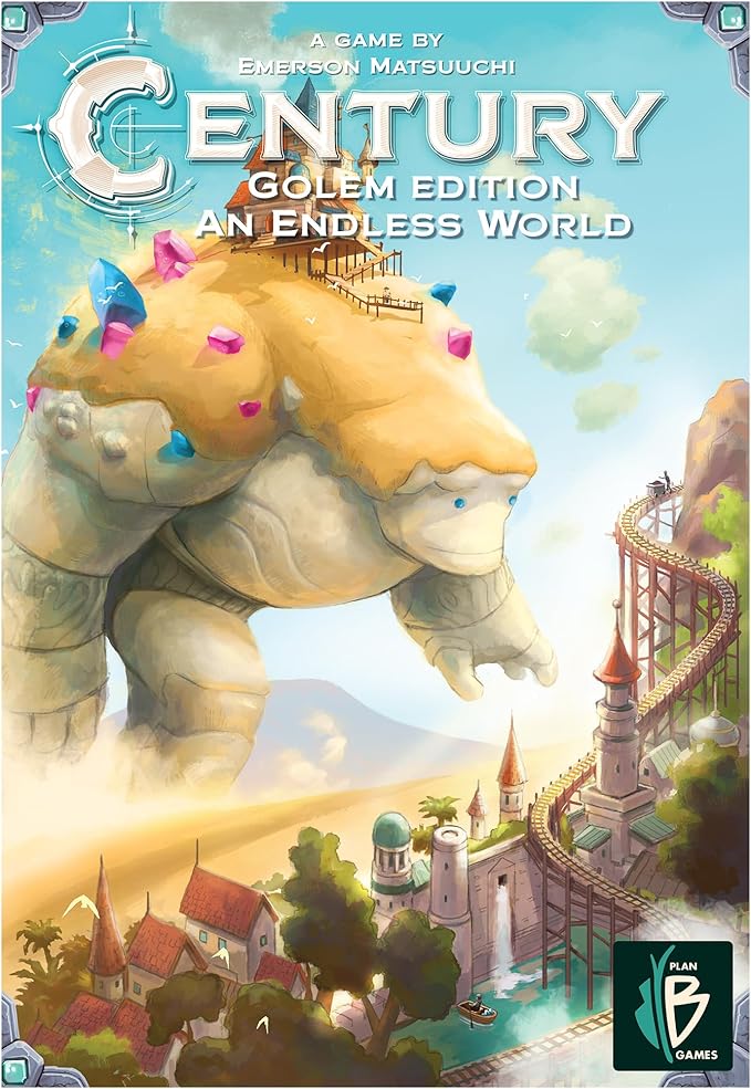 Century Golem Edition an Endless World Board Game - Strategy Game for Kids & Adults, Ages 8+, 2-4 Players, 30-45 Min Playtime, Made by Plan B Games