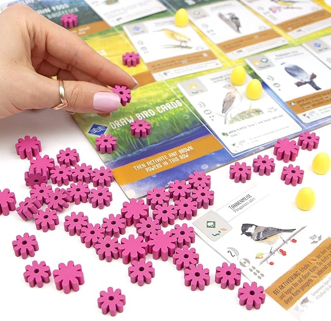 TowerRex Food Tokens for Wingspan Oceania Expansion - Nectar Food Resources - Wingspan Accessories Upgrade Kit